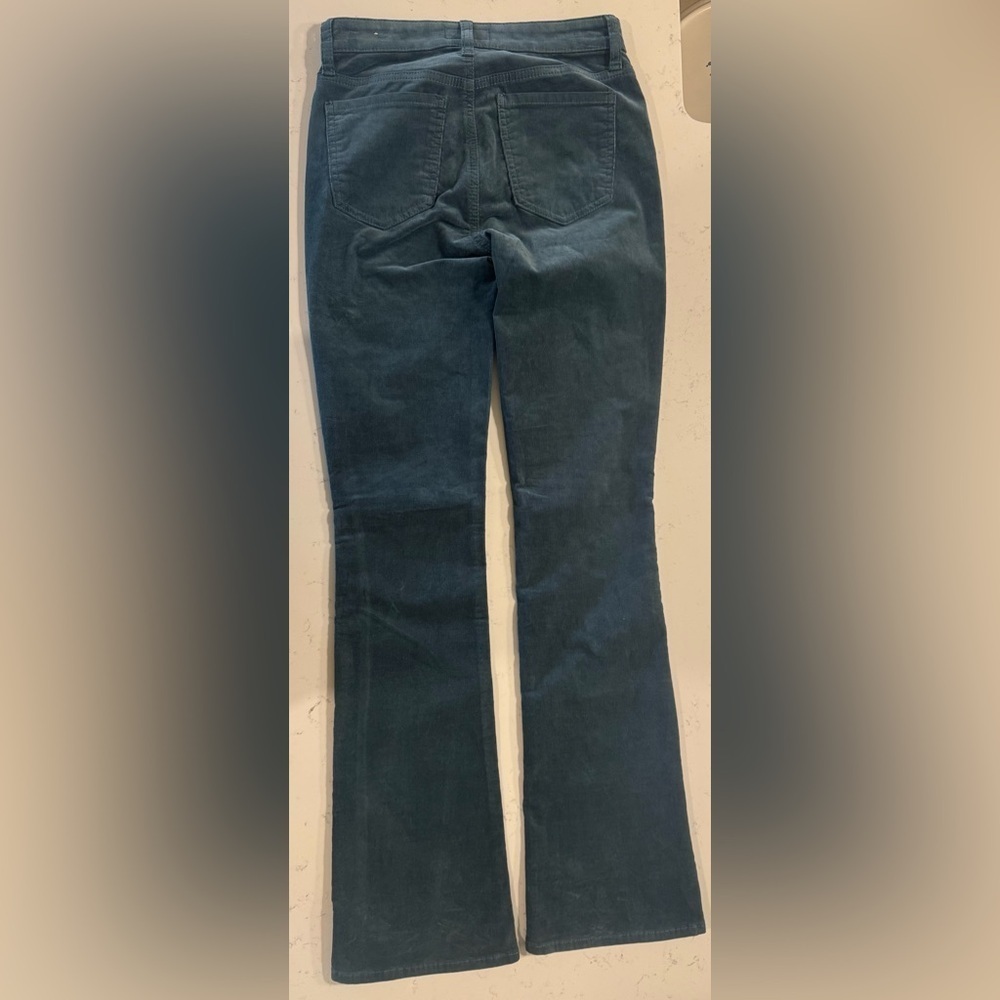 Kut From The Kloth Karen Bootcut Corduroy Pants Teal Size 00 - Picture 6 of 7